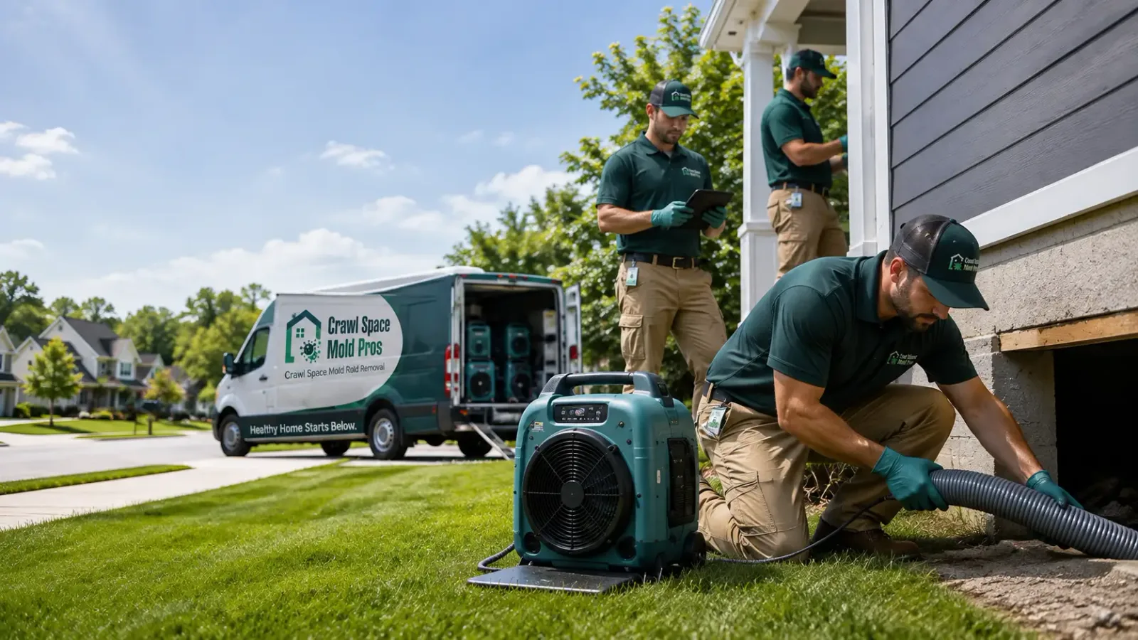 Crawl Space Mold Removal in Colchester, CT